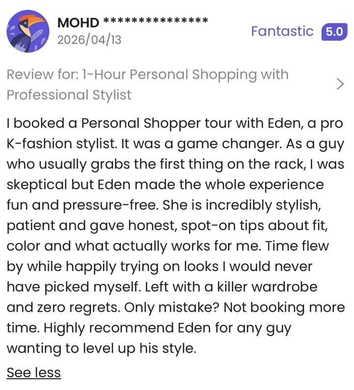 “gave honest, spot-on tips about fit, color and what actually works for me”